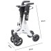 Περιπατητήρας τύπου rollator Action ΅White 0803611